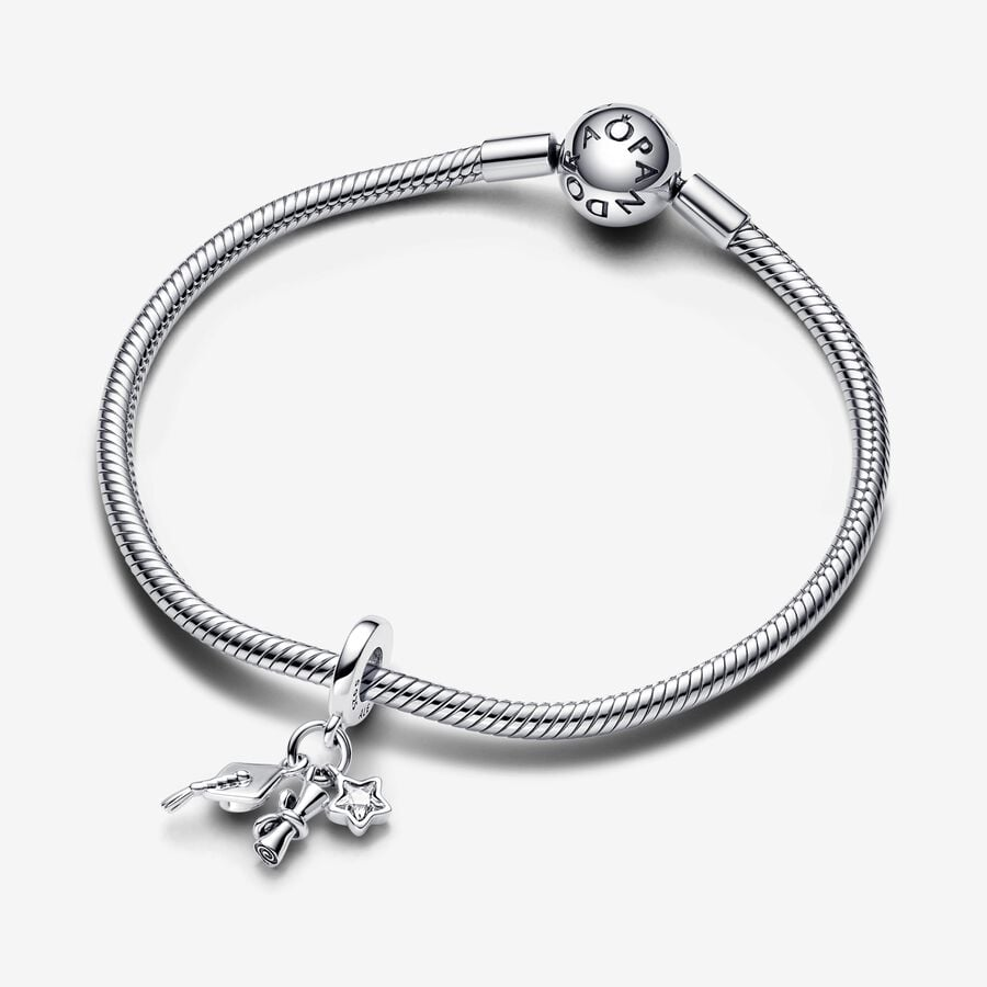 Graduation Triple Dangle Charm