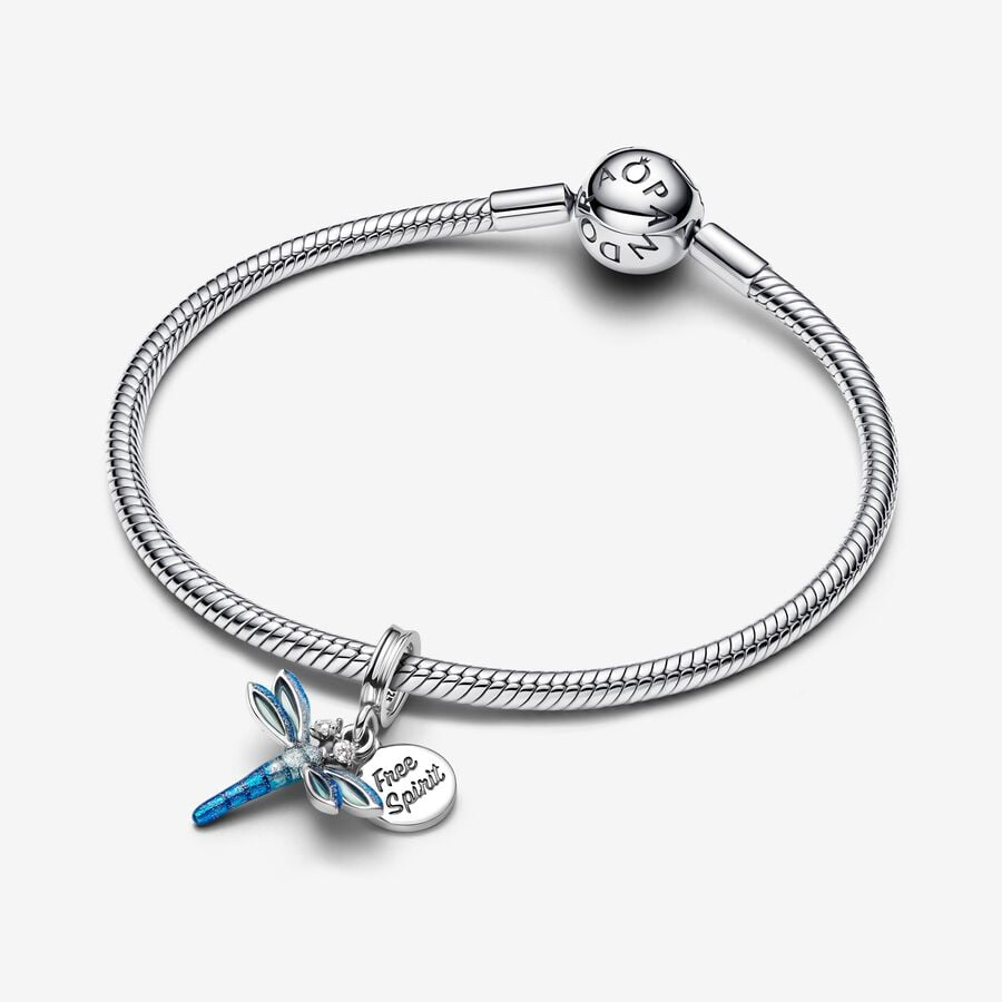 Dragonfly Double Dangle Charm