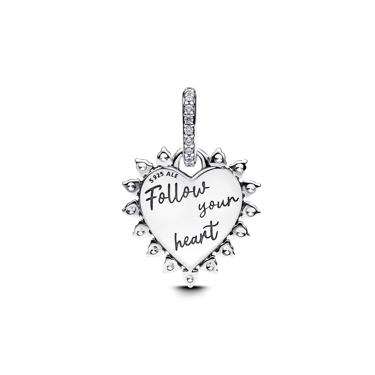 Red Heart Arrow Charm
