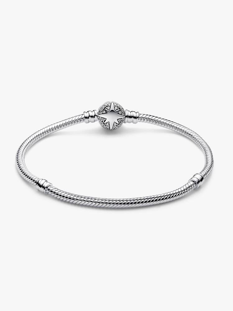 North Star Clasp Snake Chain Bracelet