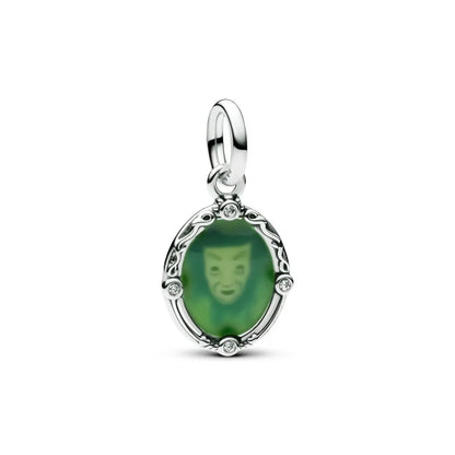 Disney Snow White Mirror Silver Dangle Charm