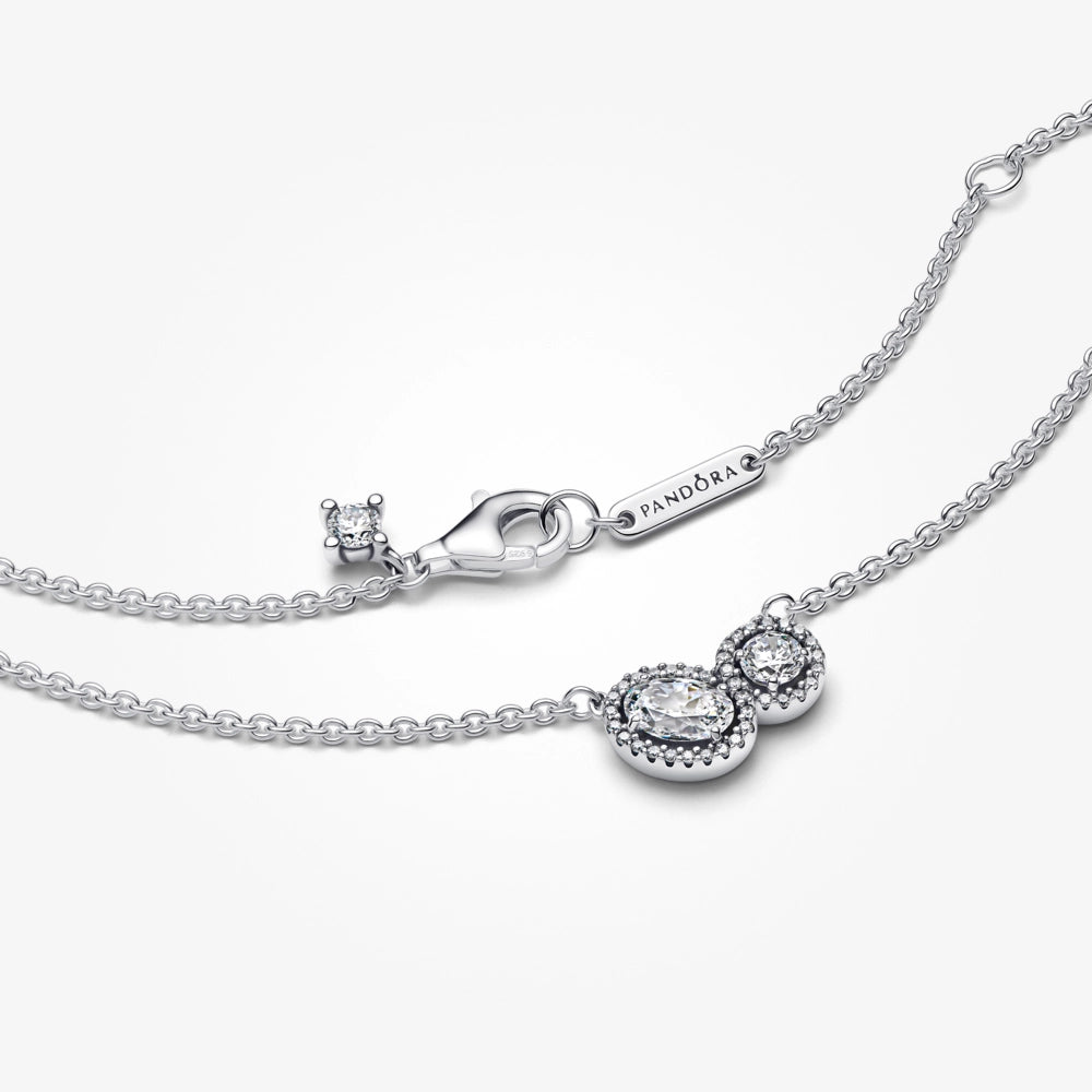 Embracing Halo Necklace