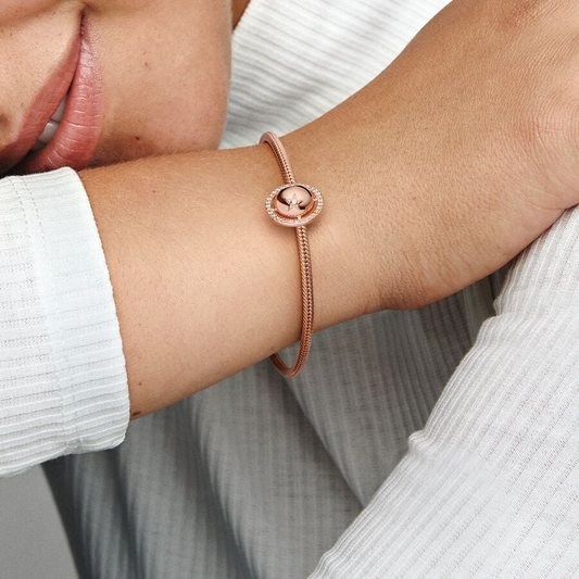 Saturn Rose Gold Charm