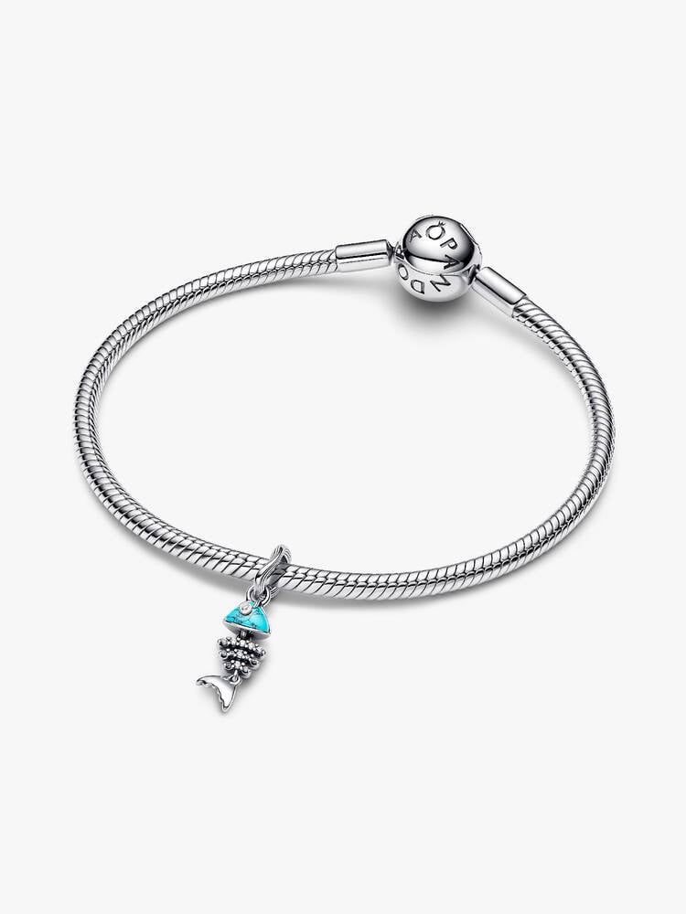 Turquoise Fishbone Dangle Charm