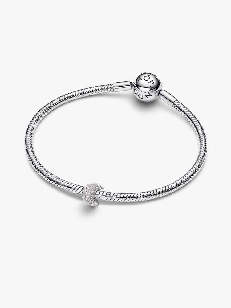 Textured Moon Charm