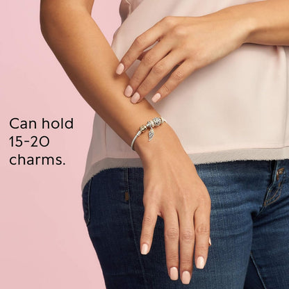 Moments 14k Gold-Plated Cylinder Clasp Snake Chain Bracelet