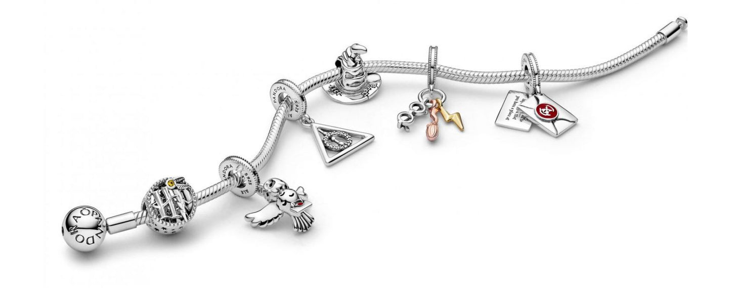 Harry Potter HP Openwork Sterling Silver Charm