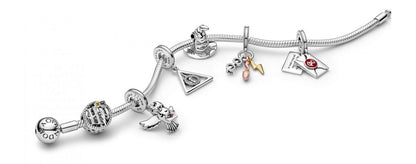 Harry Potter HP Openwork Sterling Silver Charm