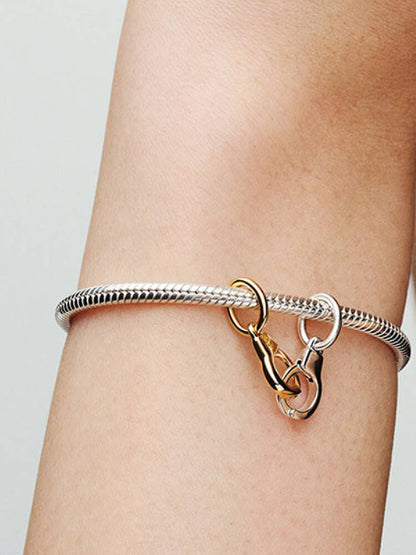 Openable & Splittable Love Handcuffs Dangle Charm