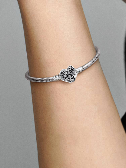 Celestial Heart Clasp Bracelet